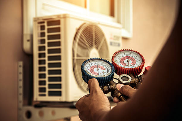 Professional Ac Repair technician working in Angelus Oaks, CA